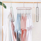 9 Hole Space Saving Hanger Multi-Function Rotatable Hanger - Pack Of 5