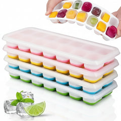 14 Grid Square Shape Ice Maker, Ice Cube Tray - Each Tray