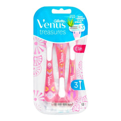 Gillette Venus Treasures Razor, For Women - 3-Pack