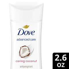 Dove Advanced Care Caring Coconut Antiperspirant Deodorant Stick 74g