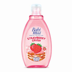 Baby Mild Strawberry Crush Organic Head & Body Bath Wash - 180ml