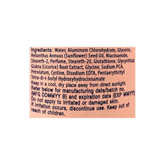 Vaseline Gluta Glow Ampoule Ultra Bright Serum Deodorant Roll On, Niacinamide + Licorice - 45ml