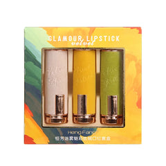 Heng Fang Glamour Velvet Matte Lipstick - 3 Pcs Set