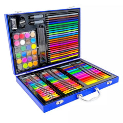 Portable Aluminum Case Supplies Set Art Kit for Kids - -128 Pcs