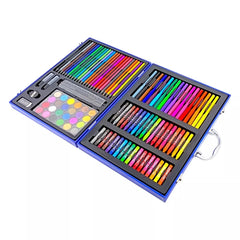 Portable Aluminum Case Supplies Set Art Kit for Kids - -128 Pcs
