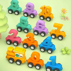 Colorful Plastic Magnetic Digital Number Train
