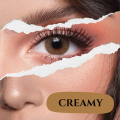 Dahab Gold Collection Creamy Contact Lenses