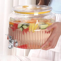 Acrylic Round Juice Container - 5.6L