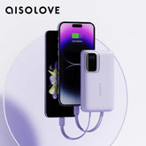 Aisolove W18 Power Bank With Cable Quick Charge 10000mah