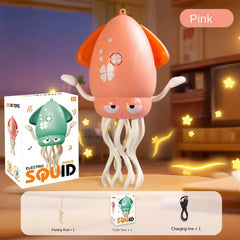 Crawling Octopus Toys with Led Lights Music USB Rechargeable