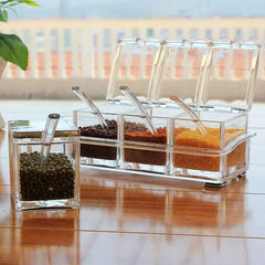 Crystal Clear Seasoning Box- Pack Of 4