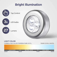 Mini Touch-Control Puck Light