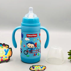 Fisher Price 3-in-1 Baby Insulated Straw Cup and Feeding Bottle Set-300ml