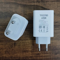 Tecno 45W Fast Charger Power Adapter - Each