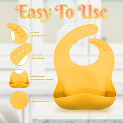 Anti-Slip Silicone Baby Feeding - 7 Piece Set