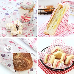 50 Sheets Heart Pattern Wax Paper – Each