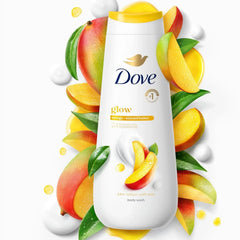 Dove Glow Mango & Almond Butter Body Wash - 20 FL OZ / 591ml