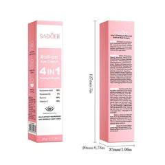 SADOER 4in1 Roll-on Moisturizing Eye Cream - 20gm