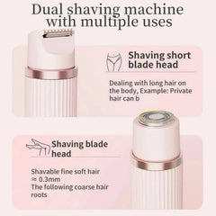 2 in 1 Double Head Electric Shaver & Trimmer - Each