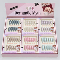 Romantic Myth Gentle Halo Cat's Eye Press On Nails