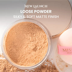 Miss Rose Silky and Soft Matte Loose Powder