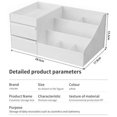 Multi-Functional Makeup Organizer with Storage Drawers