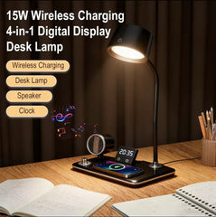 4-in-1 Wireless Charging Desk Lamp