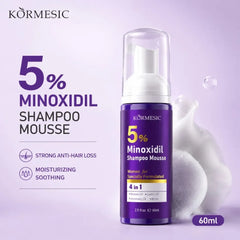Kormesic 5% Minoxidil 4-in-1 Mousse Shampoo for Women - 300ml