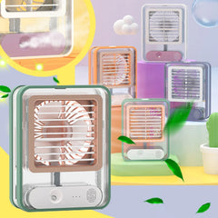 Portable Mini Air Conditioner Fan with Cool Mist Humidifier