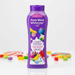 Candy Fantasy Whitening Body Wash – Brightening Shower Gel & Bath with Shea + Vitamin E