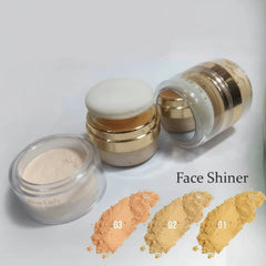 Feather Silk Rose Lady Face Shimmer Powder