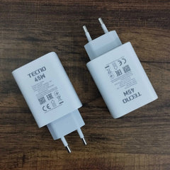 Tecno 45W Fast Charger Power Adapter - Each
