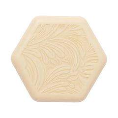 Hexagonal Floral Embossed Soap Bar