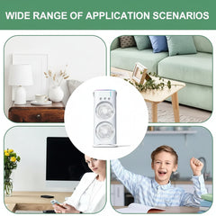 Double-Ended Misting Spray Fan