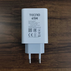 Tecno 45W Fast Charger Power Adapter - Each