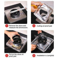 Aluminum Foil Gas Stove Burner Liners-Each