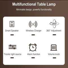 4-in-1 Wireless Charging Desk Lamp