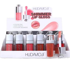 Hudamoji Shiny Bear Keychain Lip Gloss