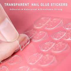 Verls Beauty Nail Tabs To Go Press On Adhesive Tabs - 48 Pcs