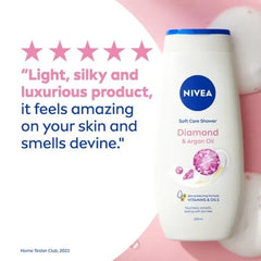 NIVEA Shower Diamond & Argan Oil Shower Cream – 250ml