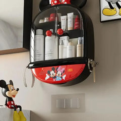 Mickey & Minnie Mouse No-Drill Wall-Mounted Cosmetic Organizer