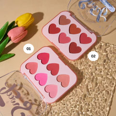 HUDAMOJI Heart Blusher Kit
