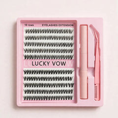 LUCKY VOW Eyelashes Extension Cluster Kit