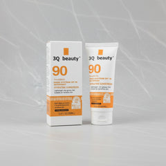 3Q Beauty Face & Body Broad Spectrum SPF 90 Waterproof Hydrating Sunscreen - 100ml