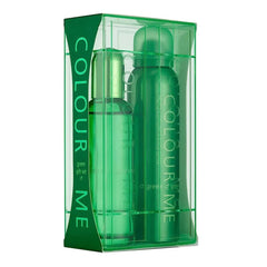 Milton Lloyd Color Me Green Homme Set For Men, Eau De Toilette, 90ml + Body Spray - 150ml