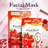 Oyax Pomegranate Whitening Facial Mask - 10 PCS