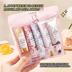 Yara Perfume Fragrance Hydrating And Moisturizing Hand Cream - 5 Pcs