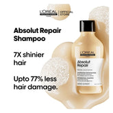 L'Oreal Professionnel Serie Expert Protein + Gold Quinoa Absolut Repair Dry And Damage Hair Shampoo - 300ml