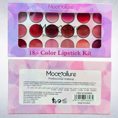 Mocallure 18-Color Lipstick Kit