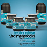 Skir Reborn Insta Glow Vita-Men's Facial Set - 200gm Each